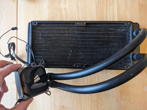 Corsair h100i dual fan - corsair,