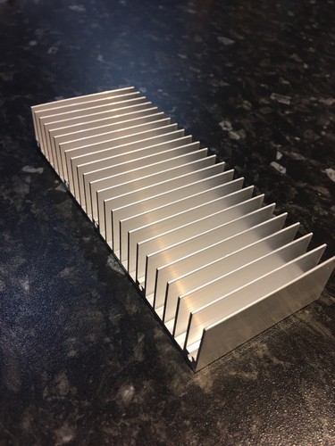 Aluminium heatsink radiator - radiator, l